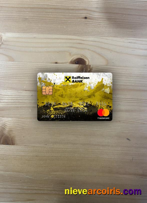Romania Raiffeisen bank mastercard photolook